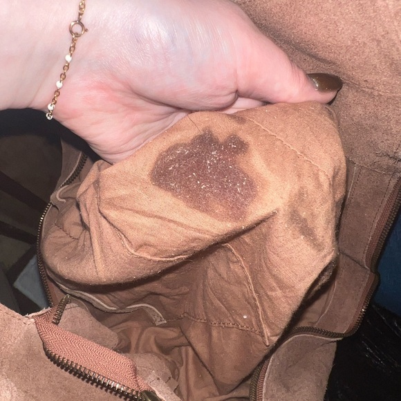 Free people brown Roma suede tote - Picture 3 of 6